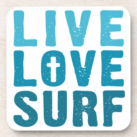 levend-liefde-surf drankjes onderzetter (Voorkant)