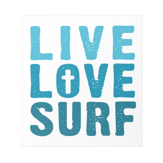 levend-liefde-surf notitieblok (Voorkant)