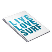 levend-liefde-surf notitieboek (Rechterzijde)