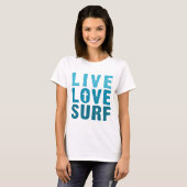 levend-liefde-surf t-shirt (Voorkant volledig)