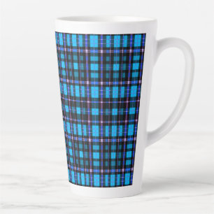 Levend Plaid Schotse Ruit Stof Latte Mok