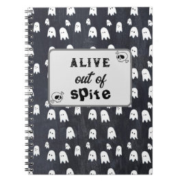 Levend uit wrok Ghost Notitieboek