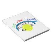 LEVEND VERLIVE TENNIS NOTITIEBLOK (Schuin)