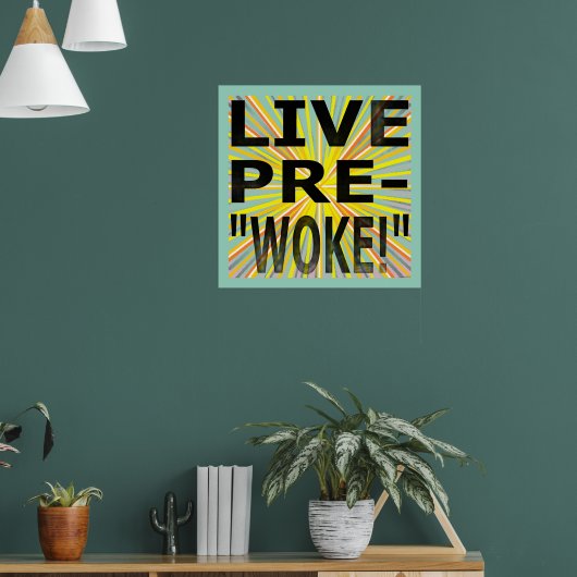 LEVEND VOOR-"WAKE!" POSTER (Woonkamer 1)