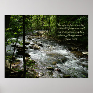 Levend water II-poster Poster