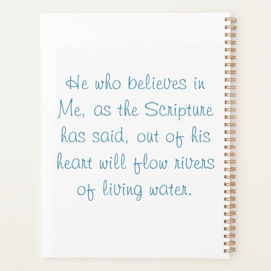 Levend water planner (Achterkant)