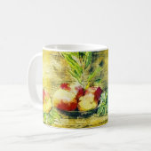 Levende appels in Bowl Rustic Koffiemok (Voorkant links)