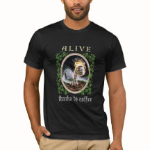 Levende Bedankt aan Coffee Black T-Shirt