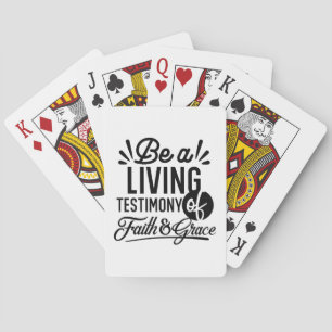 Levende Bijbelcitaat Christelijke Motivatie Pokerkaarten