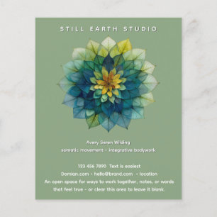 Levende Bladeren   Mandala Flyer