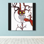 levende boom canvas afdruk (Insitu (Houten vloer))