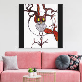 levende boom canvas afdruk (Insitu (Woonkamer))