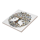 Levende boom tegeltje (Zijkant)