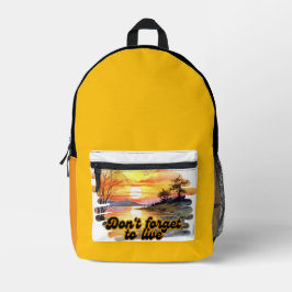 Levende bug bedrukte rugzak