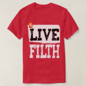 LEVENDE FILTH T-SHIRT (Design voorkant)