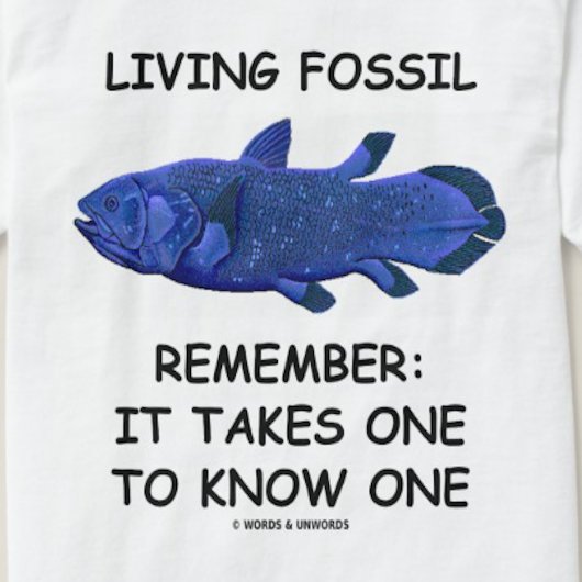 Levende Fossil (Coelacanth) T-shirt