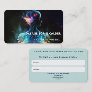 Levende Hoop   Spirituele Energie Visitekaartje