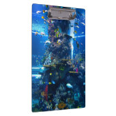 levende koraalrif met vis klembord (Rechts)