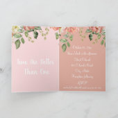 Levende koraalroze of kleur Floral Wedding (Binnen)