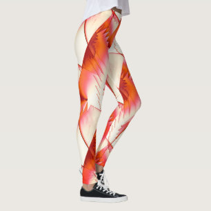 levende koraalzigzag of digitale zagen, onder de z leggings