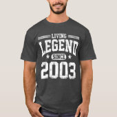 Levende legering sinds 2003 t-shirt (Voorkant)