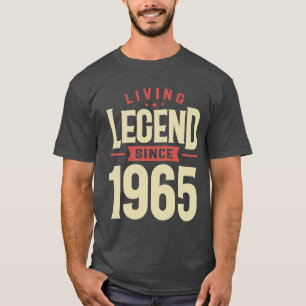 Levende leggende sinds 1965 58e verjaardag t-shirt