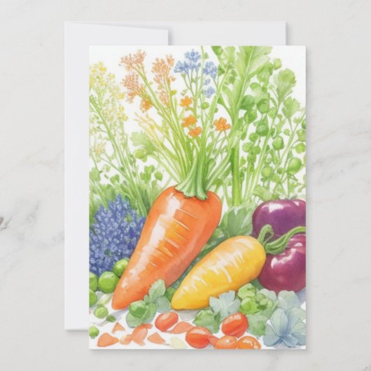 Levende Moestuin Verjaardag Kaart (Achterkant)