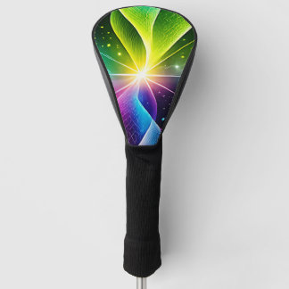Levende Regenboog Gloeiende Digitale Golf Golfheadcover
