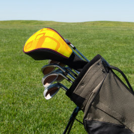 Levende Zonneschijnstroom – Moderne Abstracte Kuns Golfheadcover