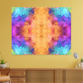 levendig abstract 25.77.A Canvas Afdruk (Insitu (Woonkamer))