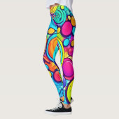 Levendig Abstract Bubbels artwork Leggings (Links)