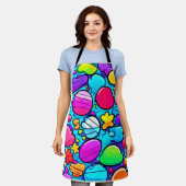 Levendig Abstract Candyland Schort (Gedragen)