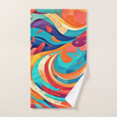 Levendig Abstract Dreamscape Bad Handdoek (Handdoek)