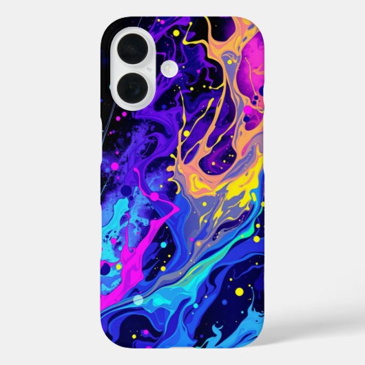 Levendig Abstract: een uitbarsting van kleur Case-Mate iPhone Case (Achterkant)