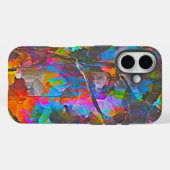 Levendig Abstract expressionistisch schilderij Case-Mate iPhone Case (Achterkant (horizontaal))