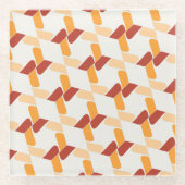 Levendig Abstract Floral Onderzetter (Voorkant)