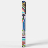 Levendig Abstract Geometrisch Gestreept Patroon Case-Mate iPhone Case (Achterkant / Rechts)