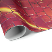 Levendig Abstract Mozaïek Cadeaupapier (Rol Hoek)