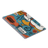 Levendig Abstract Notitieboek ontwerp (Rechterzijde)