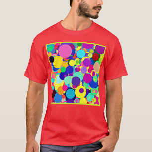 Levendig Abstract Palet T-shirt
