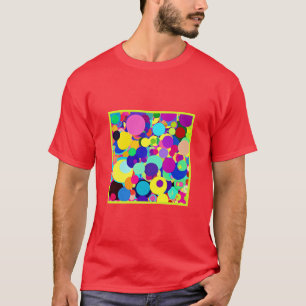 Levendig Abstract Palet T-shirt