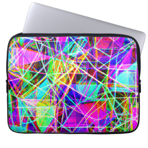 Levendig Abstract patroonontwerp Laptop Sleeve