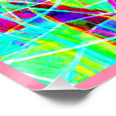 Levendig Abstract patroonontwerp Perfect Poster (Hoek)