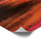 Levendig berg- en rivierlandschap poster (Hoek)