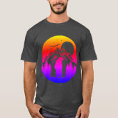 Levendig berglandschap met Beer T-shirt (Voorkant)