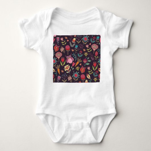 Levendig Big Flowers Collectie Romper (Voorkant)