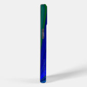 Levendig Blauw Groen Starburst Personaliseer Naam Case-Mate iPhone Case (Achterkant / Rechts)