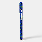 Levendig blauw iPhone hoesje (Achterkant / Links)