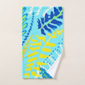 Levendig bloemenontwerp bad handdoek (Handdoek)