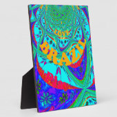 Levendig Bloemenpatroon: Braziliaanse eerbetoon Ee Fotoplaat (Zijkant)